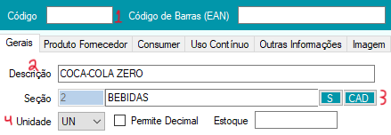 cadastrando parte 1
